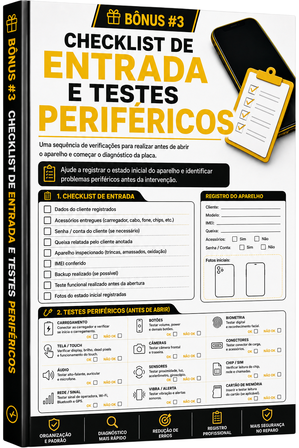 Checklist de Entrada e Testes Periféricos